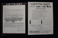 1991 VETTE SET COLLECTOR'S CARDS BROCHURE- INAUGURAL EDITION -SOFTCOVER - K 1428