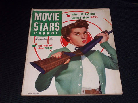 1950 NOVEMBER MOVIE STARS PARADE MAGAZINE - ESTHER WILLIAMS COVER - E 13882