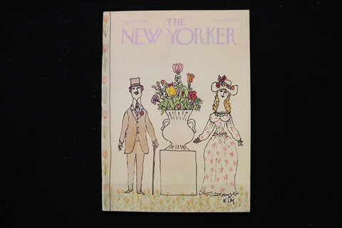 1980 APRIL 7 NEW YORKER MAGAZINE - GREAT ILLUSTRATED COVER - NY 3019