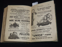 1918-1919 THE WOOL YEAR BOOK - H. HAIGH & CO - BRADFORD, ENGLAND - KD 5662B