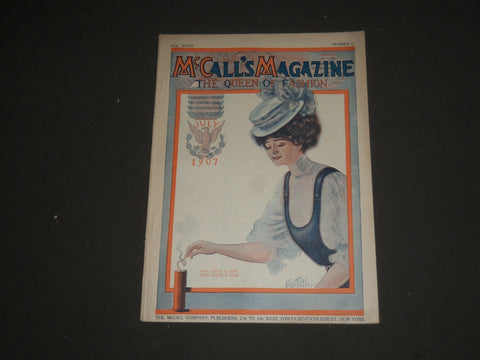 1907 JULY MCCALL'S MAGAZINE - GREAT FASHION ILLUSTRATIONS & ADS - ST 5382