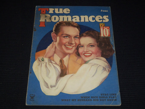 1935 JUNE TRUE ROMANCES MAGAZINE - ROCHELLE HUDSON & RICHARD CROMWELL - E 14603