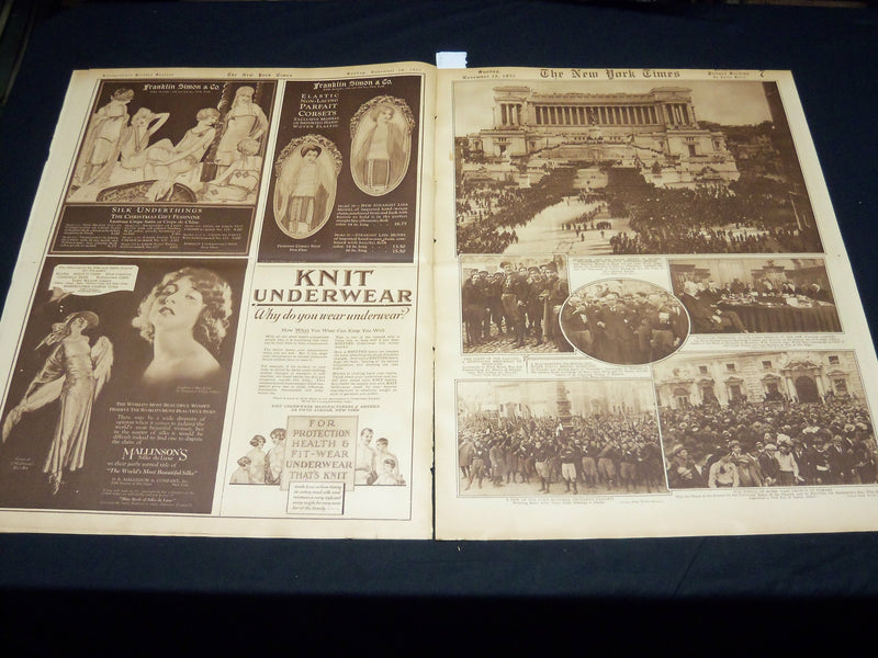 1922 NOVEMBER 26 NEW YORK TIMES PICTURE SECTION NO 5-7 - REBECCA FELTON- NT 8858