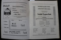 1962 NOVEMBER 22 ROXBOROUGH H.S. VS. GERMANTOWN H.S. PROGRAM - K 2852