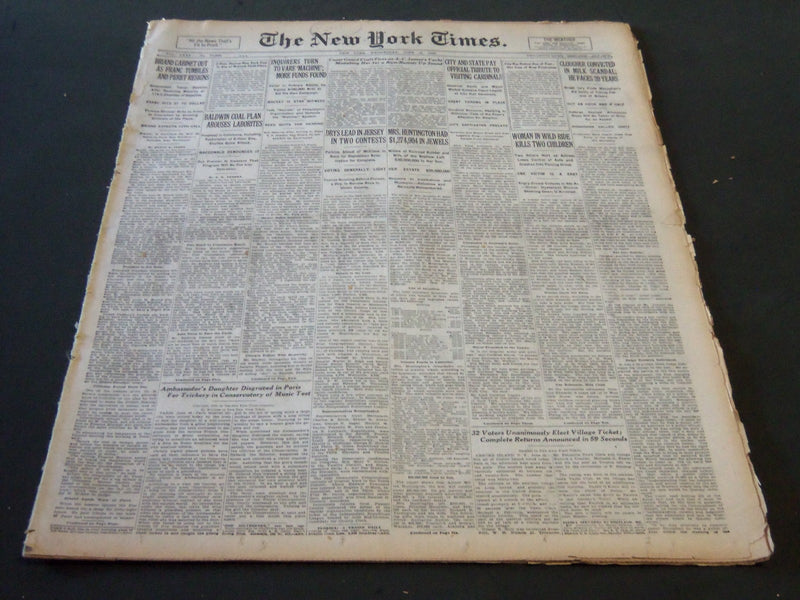 1926 JUNE 16 NEW YORK TIMES - CLOUGHER CONVICTED IN MILK SCANDAL - NT 5585