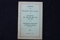 1954 METROPOLITAN EDISON COMPANY - ELECTRICAL WORKERS AGREEMENT - K 3533