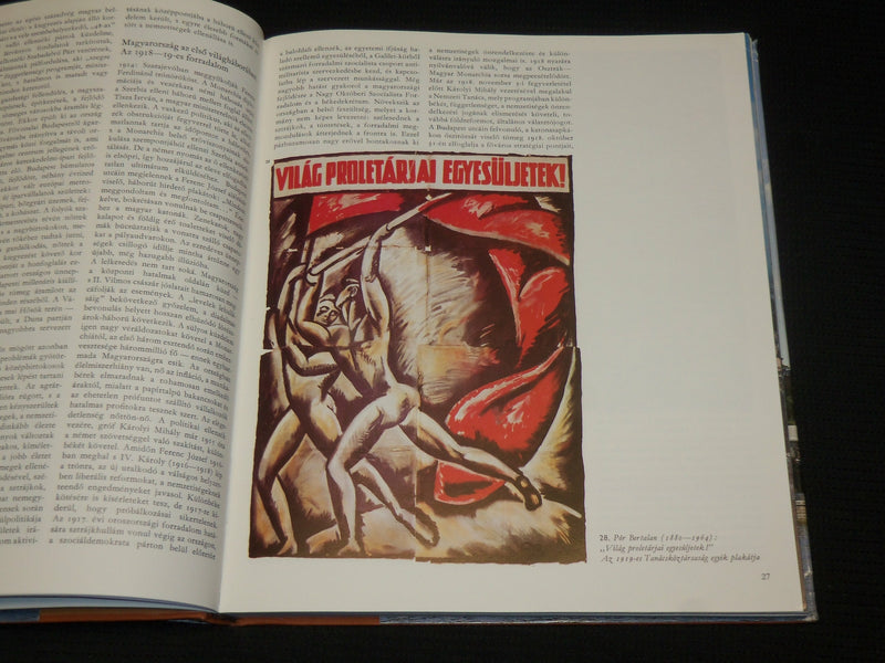 1980 MAGYARORSZAG HARDCOVER BOOK BY HALASZ ZOLTAN - KIADO - R 723B
