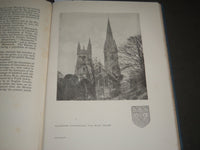 1926 CATHEDRALS HARDCOVER BOOK W/ 74 ILLUSTRATIONS - MAP - KD 4465