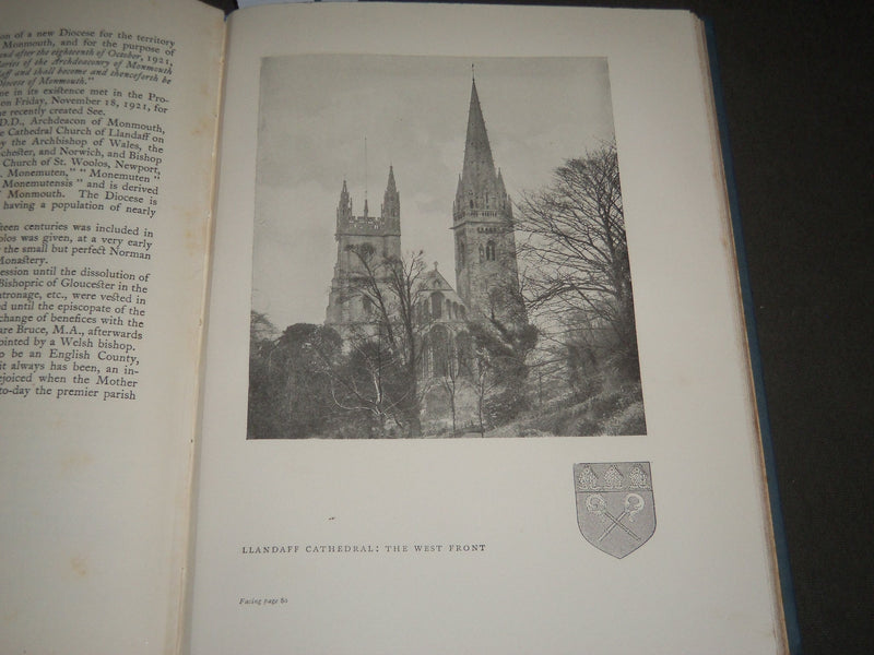 1926 CATHEDRALS HARDCOVER BOOK W/ 74 ILLUSTRATIONS - MAP - KD 4465