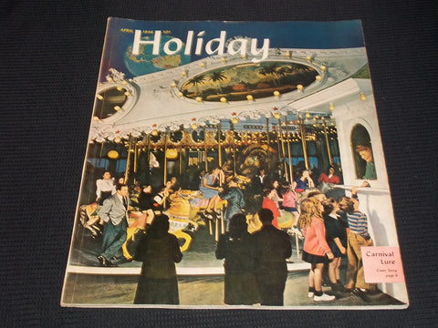 1946 APRIL HOLIDAY MAGAZINE - CARNIVAL LURE NICE FRONT COVER - E 1237