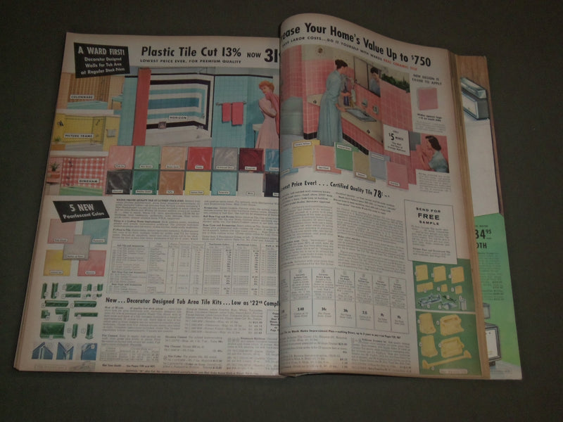 1959 SPRING/SUMMER MONTGOMERY WARD CATALOGUE - GREAT FASHION - R 1236