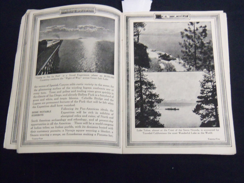 1915 CALIFORNIA AND THE EXPOSITIONS BOOK - UNION PACIFIC SYSTEM - J 8552