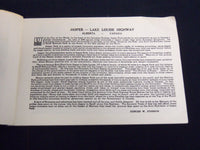 1930'S JASPER LAKE LOUISE HIGHWAY SOUVENIR VIEWS BOOK - DOMINION SERIES - J 8741