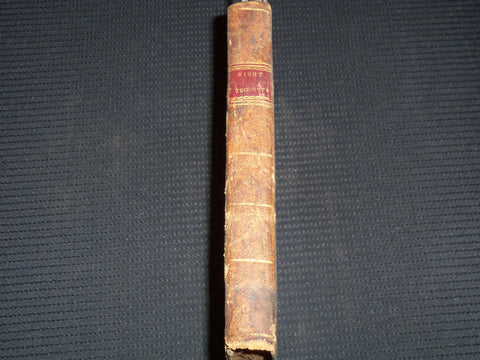 1804 THE COMPLAINT OF NIGHT THOUGHTS BOOK BY EDWARD YOUNG - LONDON EDN - J 8124