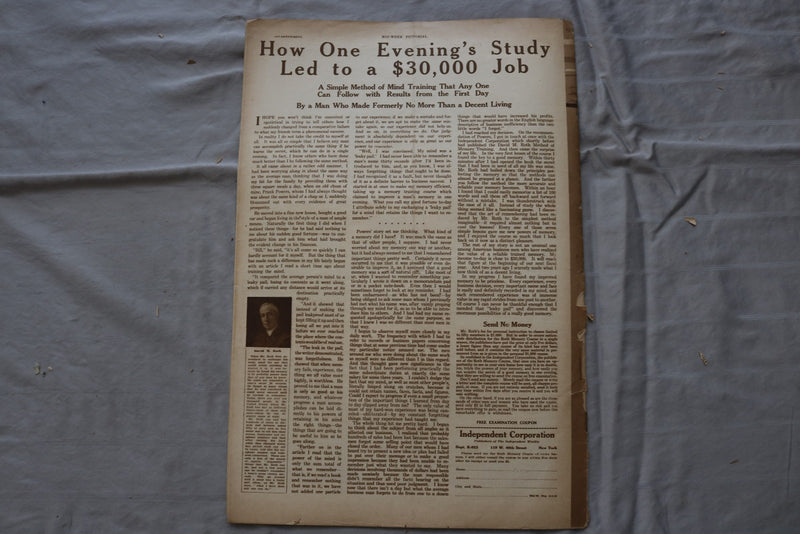 1919 MAR 6 MID-WEEK PICTORIAL MAGAZINE SECTION - FIGHTING THE SUBMARINE- NP 9253