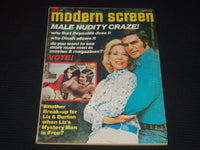1974 APRIL MODERN SCREEN MAGAZINE - BURT REYNOLDS & DINAH SHORE COVER - E 14314