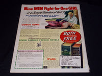 1943 DECEMBER CLICK MAGAZINE - FOOTBALL'S SAMMY BAUGH-NICE FRONT COVER - E 20050