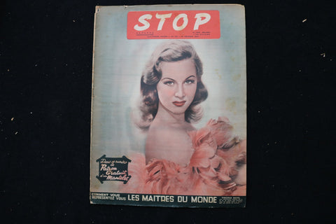 1947 FEBRUARY 16 STOP MAGAZINE - VIRGINIA MAYO COVER - E 25034