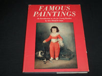 1962 FAMOUS PAINTINGS HARDCOVER BOOK BY ALICE ELIZABETH CHASE - R 720W