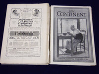1911 JULY-DECEMBER THE CONTINENT MAGAZINE BOUND VOLUME - NICE ADS - KD 3382
