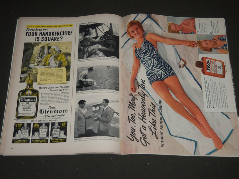 1939 JUNE 12 LIFE MAGAZINE - JUNE WEEK AT ANNAPOLIS COVER - L 134