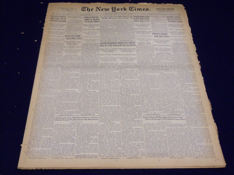 1933 JANUARY 23 NEW YORK TIMES - PERSEPOLIS RUINS DUG UP - NT 3861
