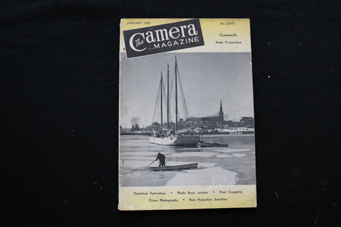 1950 JANUARY THE CAMERA MAGAZINE - BOATS ON THE WATER COVER - K 347
