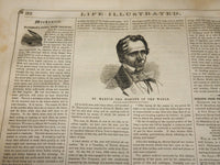 1856 MAY 24 LIFE ILLUSTRATED NEWSPAPER - WATERMAN'S FOOT-STOOL - NP 4856