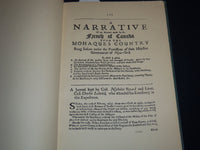 1903 A NARRATIVE OF FRENCH CANADA UPON THE MOHAQUE'S COUNTRY - KD 1111R