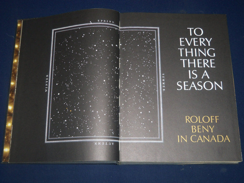 1967 To Every Thing There Is Season Roloff Beny Canada Poems & Journal - I 7