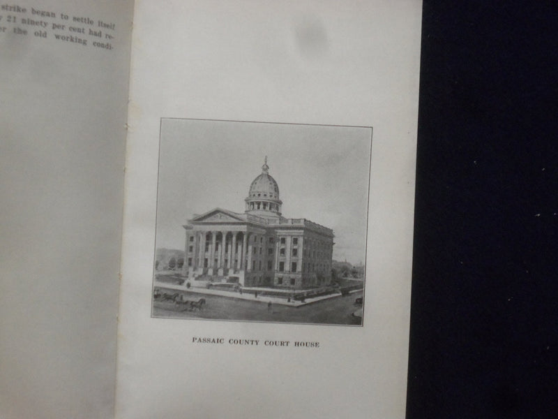 1929 MANUAL OF THE CITY OF PATERSON NEW JERSEY 1929 HARDCOVER BOOK - KD 8849