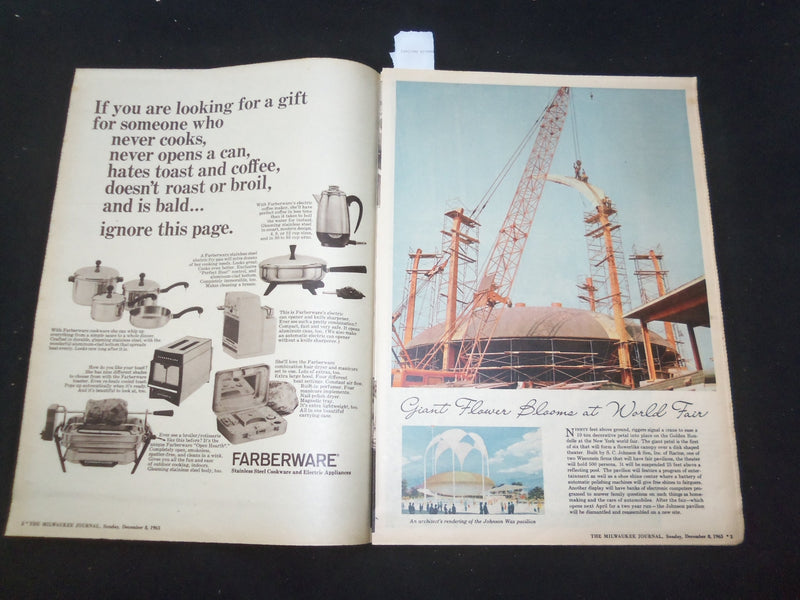 1963 DEC 8 MILWAUKEE PICTURE JOURNAL SECTION - READY FOR CHRISTMAS - NP 8067