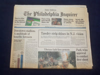 1999 MARCH 11 PHILADELPHIA INQUIRER - PHILLIES' NEW STADIUM BENEFITS - NP 7187