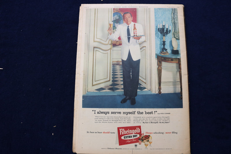 1957 DEC 1 SUNDAY NEWS COLOROTO MAGAZINE - LANCASTER- FOOTBALL-GIFFORD - E 22796