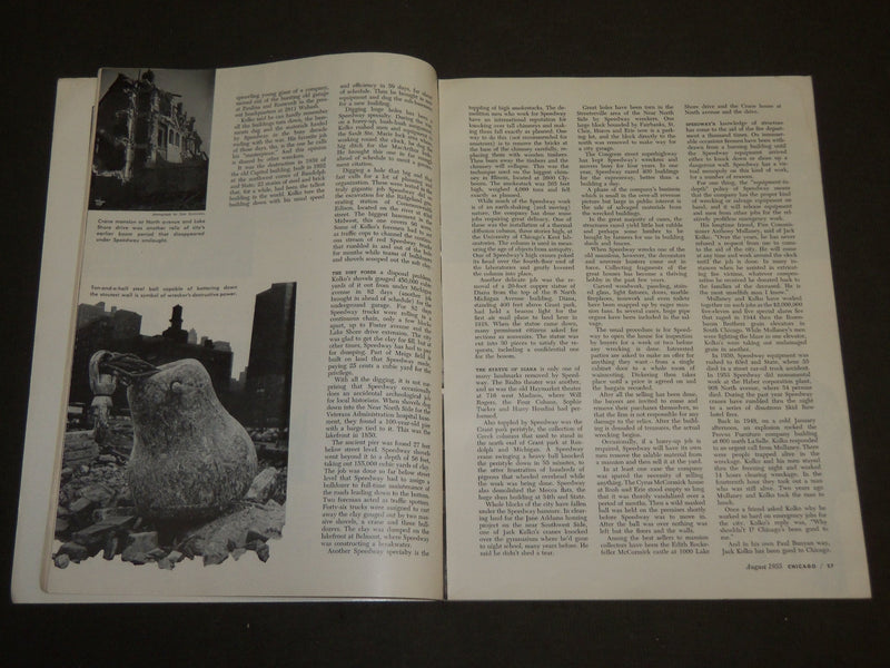 1955 AUGUST CHICAGO MAGAZINE - JOHN CHANCELLOR - BASIC HORSEPLAY - J 3516