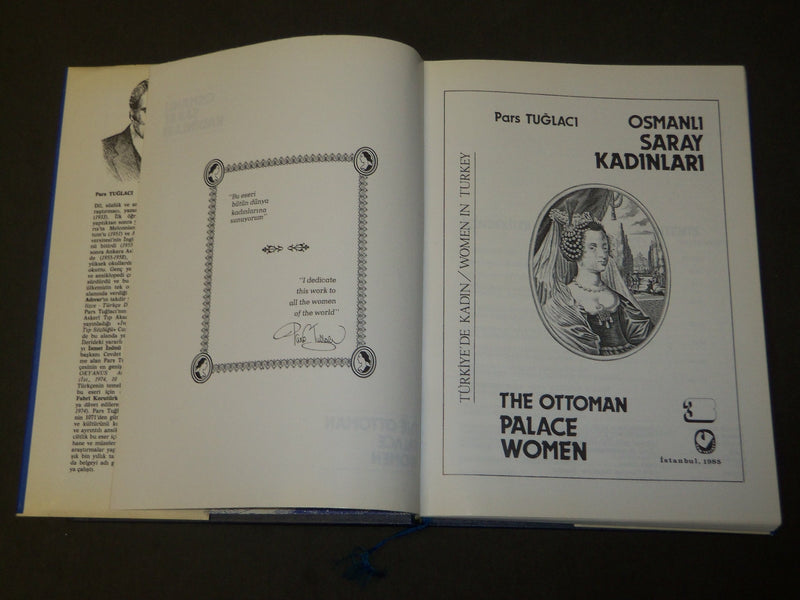 1985 OTTO PALACE WOMEN BY TUGLACI HARDCOVER BOOK - TURKISH TEXT - D 262