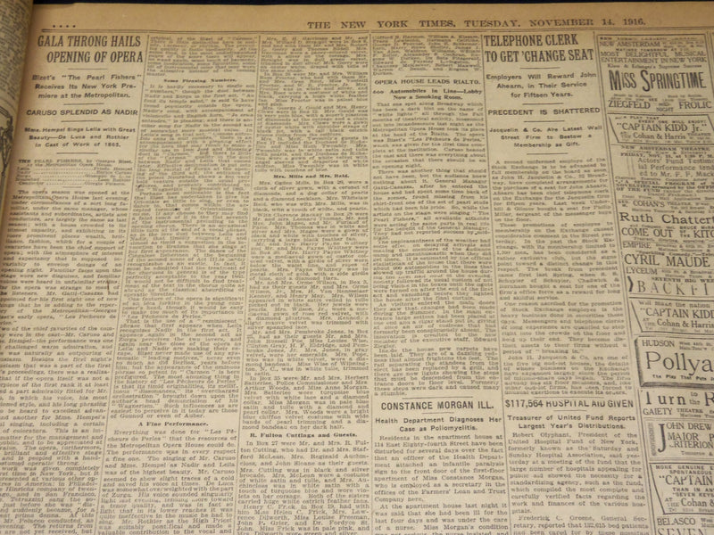 1916 NOVEMBER 14 NEW YORK TIMES - AGREEMENT TO RECALL PERSHING - NT 7731