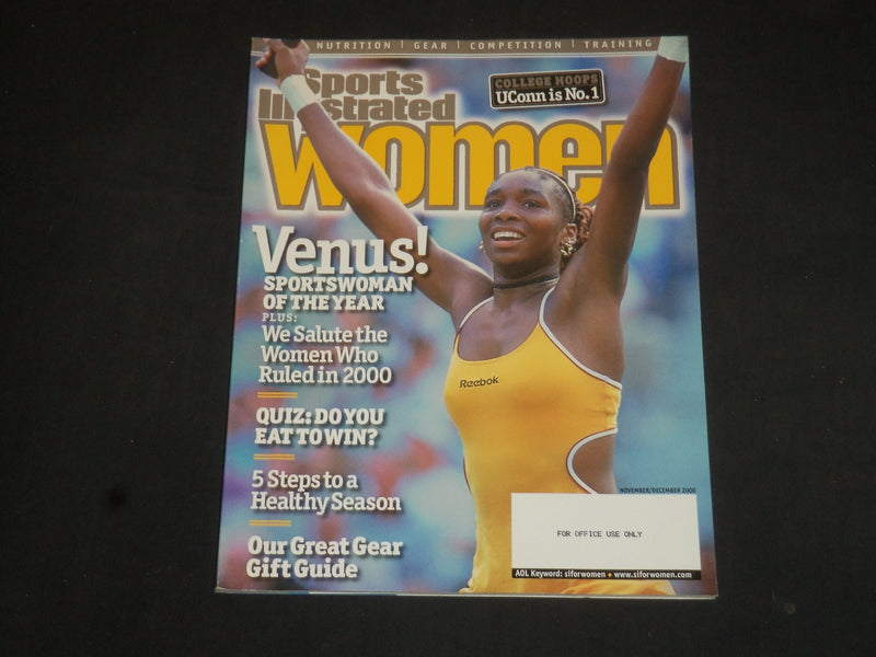 2000 NOV/DEC SPORTS ILLUSTRATED FOR WOMEN MAGAZINE - VENUS WILLIAMS - SP 7400