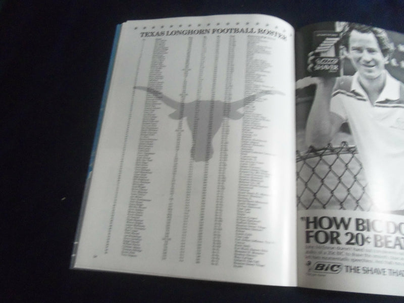 1984 DECEMBER 26 FREEDOM BOWL PROGRAM - UNIV OF IOWA VS UNIV OF TEXAS - ST 4027H