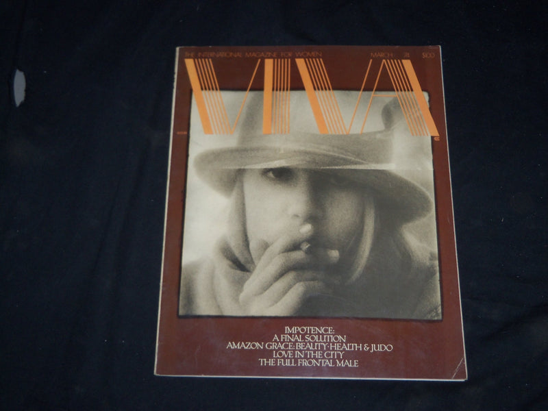 1974 MARCH VIVA MAGAZINE - NICE COVER, PHOTOS & ARTICLES - B 83