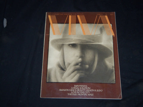 1974 MARCH VIVA MAGAZINE - NICE COVER, PHOTOS & ARTICLES - B 83