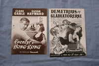 1950'S SUSAN HAYWARD MOVIE PROMO BOOKS IN DUTCH - LOT OF 10 - K 731