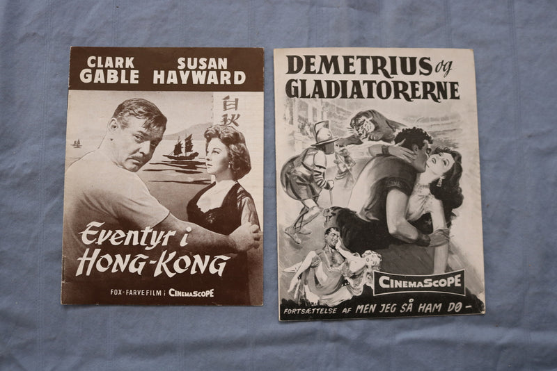 1950'S SUSAN HAYWARD MOVIE PROMO BOOKS IN DUTCH - LOT OF 10 - K 731