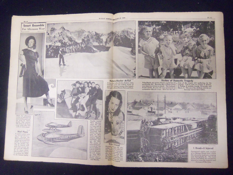 1938 FEB 27 NEW YORK SUNDAY MIRROR-CHINESE TERRORISTS HARASS JAP TROOPS- NP 2257