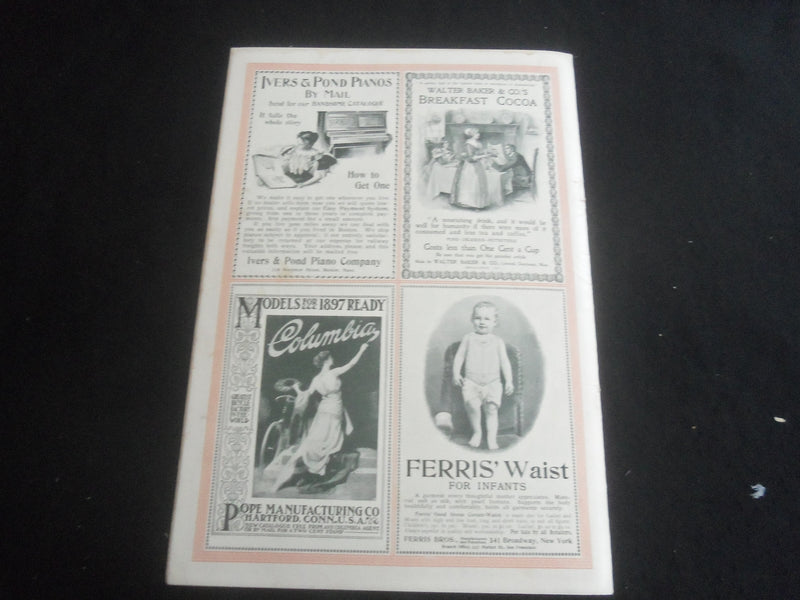 1897 FEBRUARY LADIES' HOME JOURNAL MAGAZINE - GREAT ILLUSTRATIONS & ADS- B 5534Y