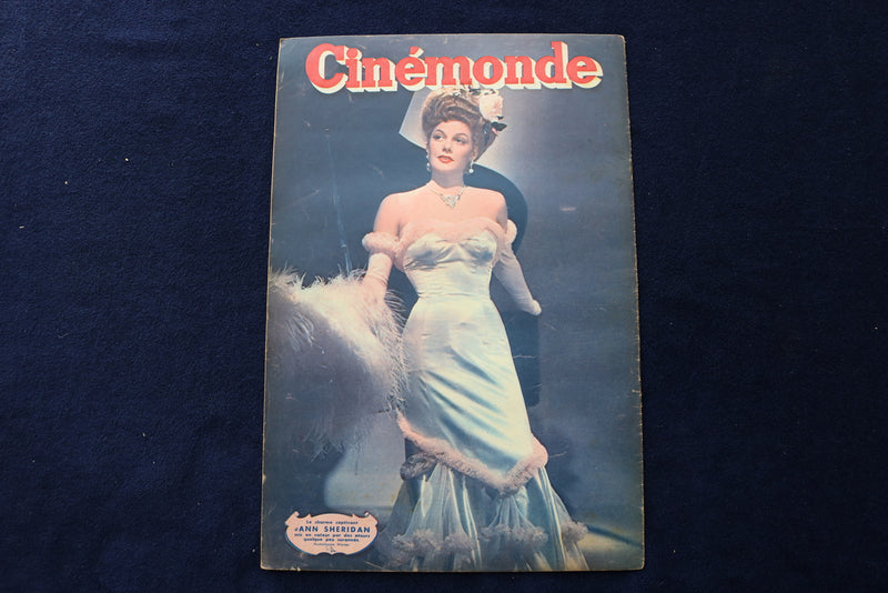 1947 MAY 13 CINEMONDE MAGAZINE - MARIA MONTEZ-ANN SHERIDAN COVER - E 23904