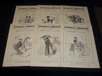 1881-1884 JOURNAL AMUSANT ILLUSTRE FRENCH MAGAZINE LOT OF 30 - FASHION - O 3197K