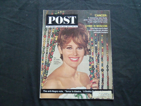 1964 MAY 9 THE SATURDAY EVENING POST MAGAZINE - JILL ST. JOHN COVER - SP 2406
