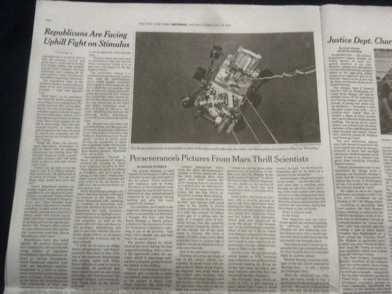 2021 FEB 20 NEW YORK TIMES - BIDEN REAFFIRMS ALLIANCES' VALUE FOR U.S. POLICIES