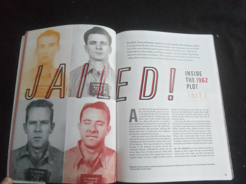 2017 HISTORY MAGAZINE - ALCATRAZ - NOTORIOUS PRISON A DARING JAILBREAK - B 4370Z